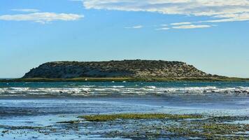 laag tij strand, schiereiland valdes, Patagonië, Argentinië foto