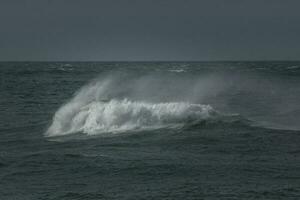 golven in de oceaan, Patagonië foto