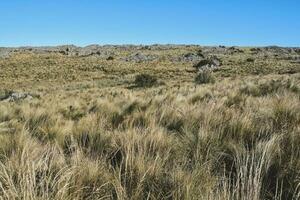 quebrada del appartement nationaal park landschap, cordoba provincie, Argentinië foto