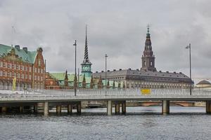 uitzicht op de waterkant van Kopenhagen, denemarken foto