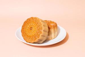 Chinese maancake op bord