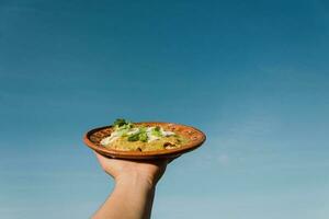 genieten de authentiek Mexicaans smaken van groen enchilada's, een begeertewaardig schotel foto