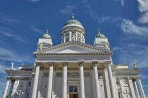 kathedraal van het bisdom in helsinki, finland foto