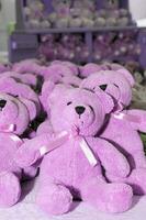 lila teddy bears foto