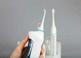 draadloos water flosser. foto