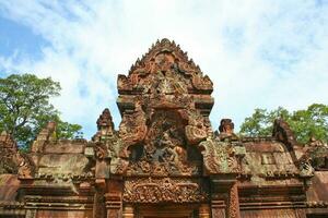 banteay srei in siem oogsten foto