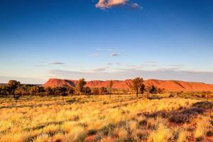 kings canyon bij zonsondergang noordelijk gebied australië foto