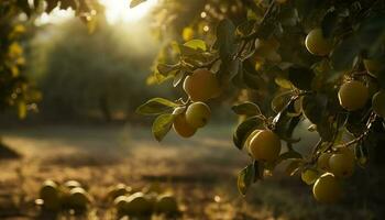 vers biologisch fruit rijp voor gezond aan het eten gegenereerd door ai foto