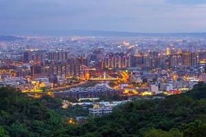 stadsgezicht van dakeng, taichung foto