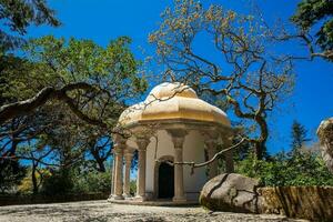 tuinen van Pena park Bij de gemeente van sintra foto