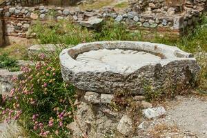 ruïnes van de een oude agora in Athene foto