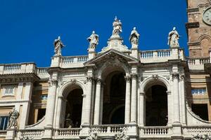 de historisch basiliek van heilige Maria majoor gebouwd Aan 1743 in Rome foto