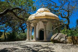 tuinen van Pena park Bij de gemeente van sintra foto