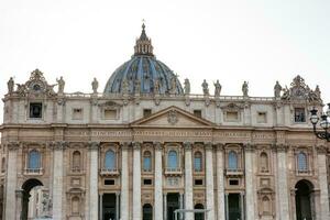 de mooi constantijn basiliek van st peter in Rome foto