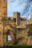 Durham Castle, Normandisch kasteel in de stad Durham, Engeland foto