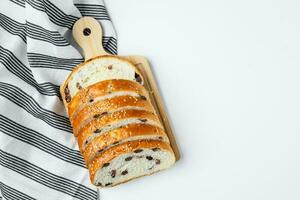 veganistisch gesneden prima geheel tarwe brood foto