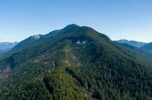 de cascade bergen van Washington staat in maart foto