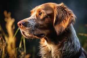 Internationale honden dag , focus Aan dieren ingewikkeld details ai gegenereerd foto