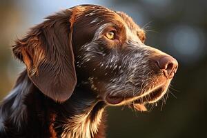 Internationale honden dag , focus Aan dieren ingewikkeld details ai gegenereerd foto