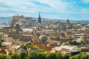uitzicht over Edinburgh vanuit Arthur Seat, Schotland, Verenigd Koninkrijk