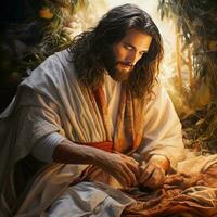 goddelijk genade van Jezus god van christen knap Jezus foto