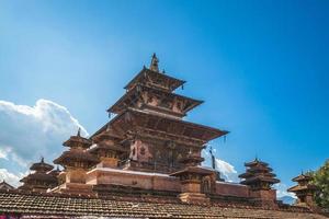 taleju-tempel op het durbar-plein van kathmandu in nepal foto