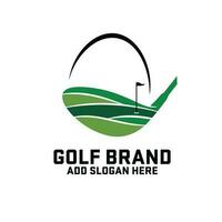golf logo concept foto