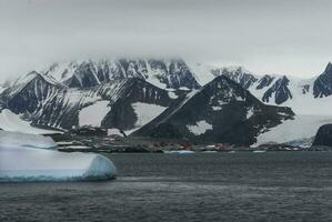 antarctisch wetenschappelijk basis, zuiden pool foto