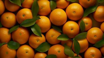 sinaasappels achtergrond ai gegenereerd foto