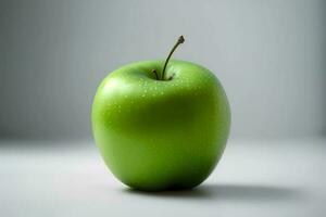 groen vers appel, geïsoleerd foto