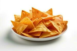 voorraad foto van nacho's voedsel voedsel fotografie studio ai gegenereerd