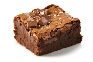 brownies fudgy voedsel fotografie ai gegenereerd foto