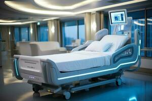 zorg robot in de intelligent ziekenhuis foto