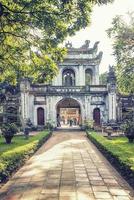 tempel van literatuur in Hanoi, Vietnam