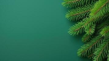 Kerstmis Spar Afdeling Aan groen achtergrond foto