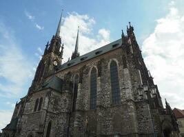 kathedraal van st peter en paul in Brno foto