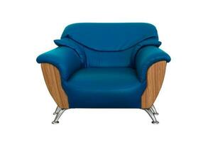 modern blauw sofa foto