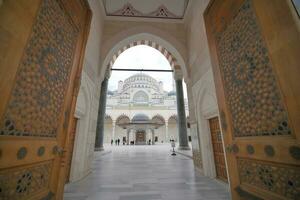 kalkoen Istanbul 12 januari 2023. camlica moskee grootste moskee in Azië foto