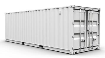 mobiel kantoor gebouwen of houder plaats kantoor voor bouw plaats. Verzending container. portable huis en kantoor hutten, generatief ai illustratie foto