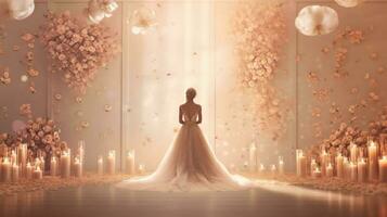 bruiloft sjabloon schoonheid behang achtergrond foto