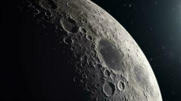 maan met ster illustratie landschap achtergrond foto