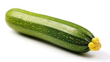 foto van courgette geïsoleerd Aan wit achtergrond