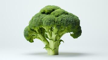 foto van broccoli geïsoleerd Aan wit achtergrond