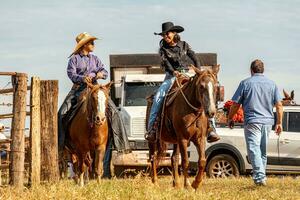 aporie, goias, Brazilië - 05 07 2023 te paard rijden evenement Open naar de openbaar foto