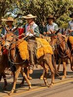 aporie, goias, Brazilië - 05 07 2023 te paard rijden evenement Open naar de openbaar foto