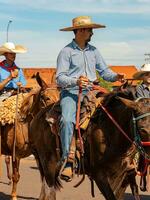 aporie, goias, Brazilië - 05 07 2023 te paard rijden evenement Open naar de openbaar foto