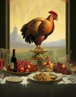 Thanksgiving dag poster foto