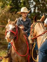 aporie, goias, Brazilië - 05 07 2023 te paard rijden evenement Open naar de openbaar foto