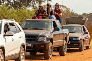 aporie, goias, Brazilië - 05 07 2023 te paard rijden evenement Open naar de openbaar foto