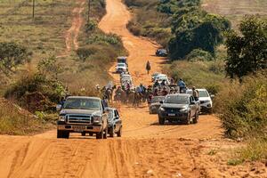 aporie, goias, Brazilië - 05 07 2023 te paard rijden evenement Open naar de openbaar foto